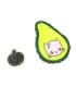Pin de solapa Aguacate Gato 30x23mm