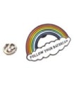 Pin de Solapa Arco Iris Follow Your Day Dream 40x25mm