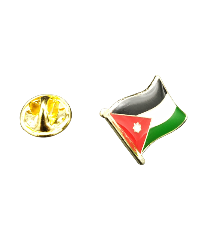 Pin de Solapa Bandera Mastil Palestina 16x15mm