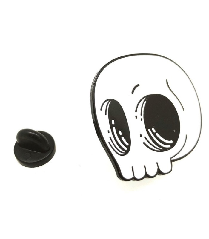 Pin de Solapa Calavera DJ