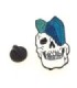 Pin de solapa Calavera Piedras preciosas mod 2 32x18mm