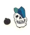 Pin de solapa Calavera Piedras preciosas mod 2 32x18mm
