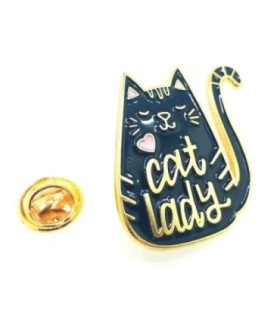 Pin de Solapa Cat Lady 30x25mm