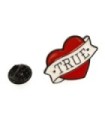 Pin de Solapa Corazon Tattoo TRUE
