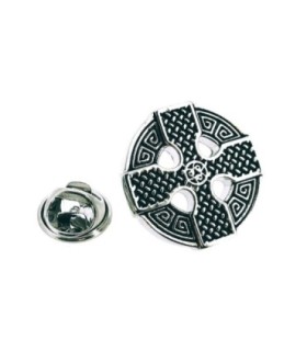 Pin de Solapa Cruz Celta Rounded