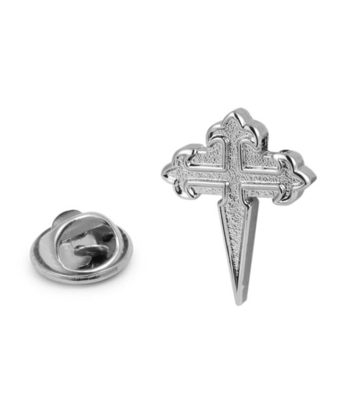 Pin de solapa Cruz de Santiago 15x12mm
