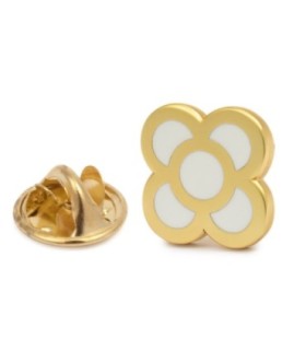 Pin de Solapa Flor de Barcelona Golden 15mm