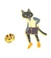 Pin de solapa Gato con Chaleco 46x24mm