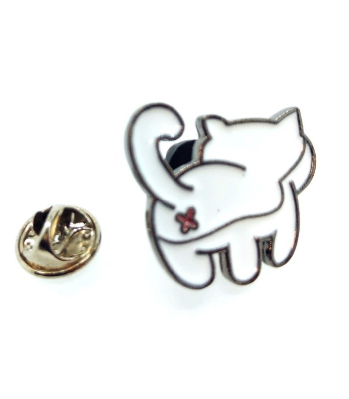 Pin de Solapa Gato de Espaldas 25x25mm