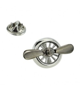 Pin de Solapa Helice de Avión 3D 25mm