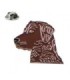 Pin de Solapa Labrador Marron 25x20mm
