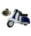 Pin de Solapa Lambretta Azul y Blanco