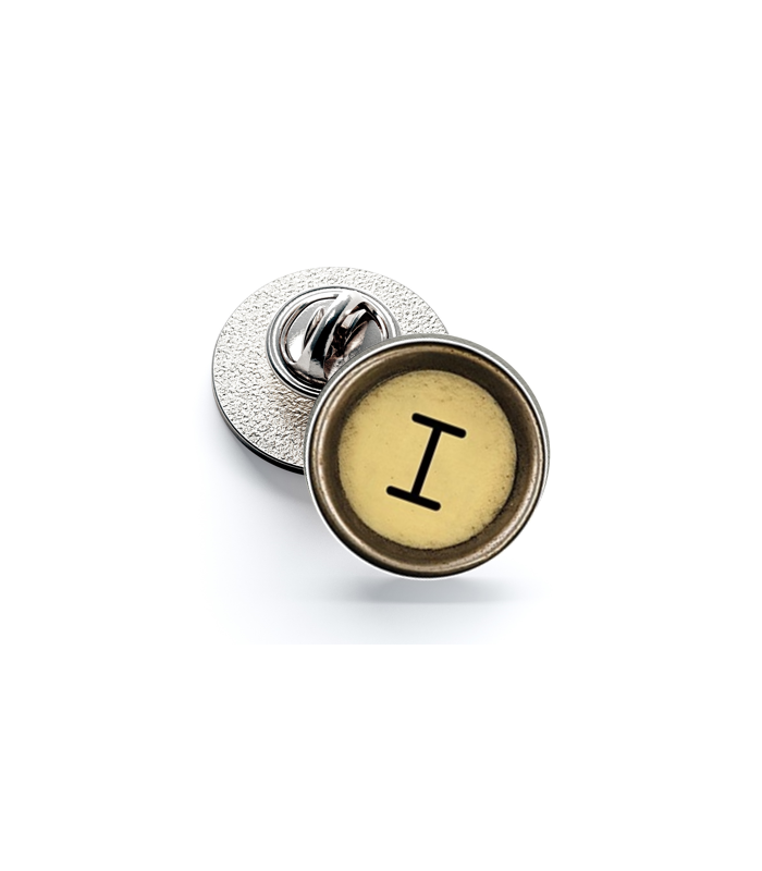 Pin de Solapa Magglass Boton de Maquina de Escribir Letra Letter I Mod 2 16mm