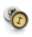 Pin de Solapa Magglass Boton de Maquina de Escribir Letra Letter I Mod 2 16mm