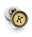 Pin de Solapa Magglass Boton de Maquina de Escribir Letra Letter K Mod 2 16mm
