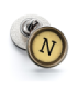 Pin de Solapa Magglass Boton de Maquina de Escribir Letra Letter N Mod 2 16mm