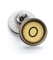 Pin de Solapa Magglass Boton de Maquina de Escribir Letra Letter O Mod 2 16mm
