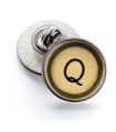 Pin de Solapa Magglass Boton de Maquina de Escribir Letra Letter Q Mod 2 16mm
