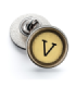 Pin de Solapa Magglass Boton de Maquina de Escribir Letra Letter V Mod 2 16mm