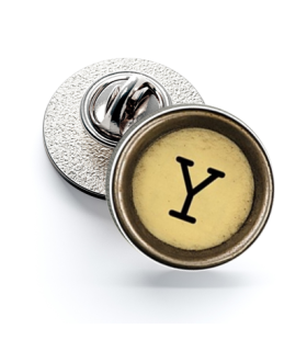 Pin de Solapa Magglass Boton de Maquina de Escribir Letra Letter Y Mod 2 16mm