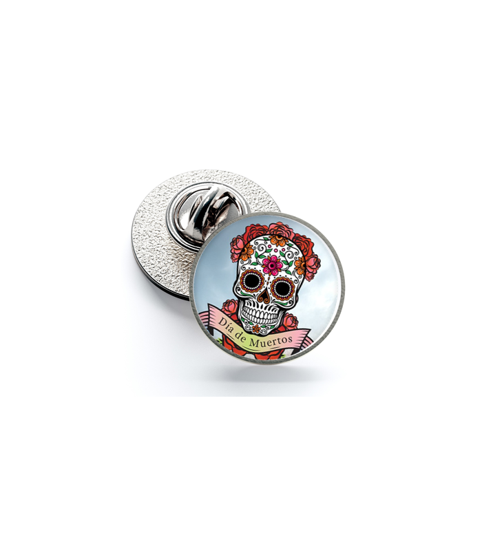 Pin de Solapa Magglass Calavera Catrina Nº12 16mm
