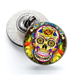 Pin de Solapa Magglass Calavera Catrina Nº18 16mm