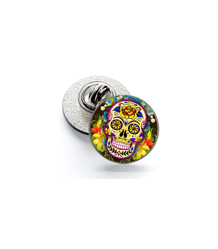 Pin de Solapa Magglass Calavera Catrina Nº18 16mm