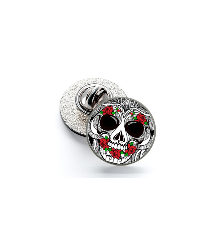 Pin de Solapa Magglass Calavera Catrina Nº4 16mm