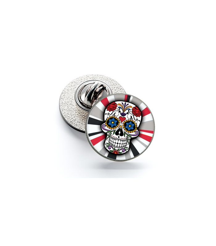 Pin de Solapa Magglass Calavera Catrina Nº8 16mm