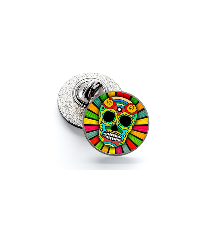 Pin de Solapa Magglass Calavera Catrina Nº9 16mm