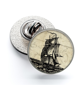 Pin de Solapa Magglass Grabados Barcos Nº4 16mm