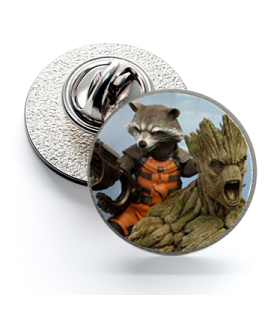 Pin de Solapa Magglass Groot y Rocket