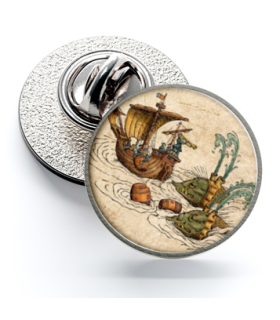 Pin de Solapa Magglass Monstruos y Criaturas del Mar Nº13 16mm