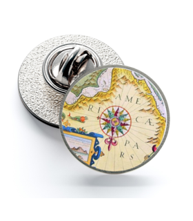 Pin de Solapa Magglass Rosa de los Vientos y Navegación Nº21 16mm