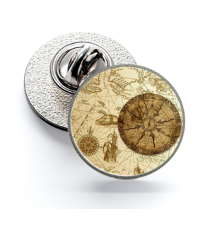 Pin de Solapa Magglass Rosa de los Vientos y Navegación Nº22 16mm