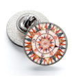 Pin de Solapa Magglass Rosa de los Vientos y Navegación Nº7 16mm