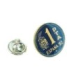Pin de Solapa Moneda Original Pintada a Mano 1 Peseta Mundial 82 Azul