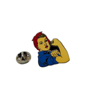 Pin de Solapa Mujer We Can Do It! 25x21mm