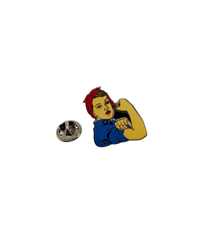 Pin de Solapa Mujer We Can Do It! 25x21mm