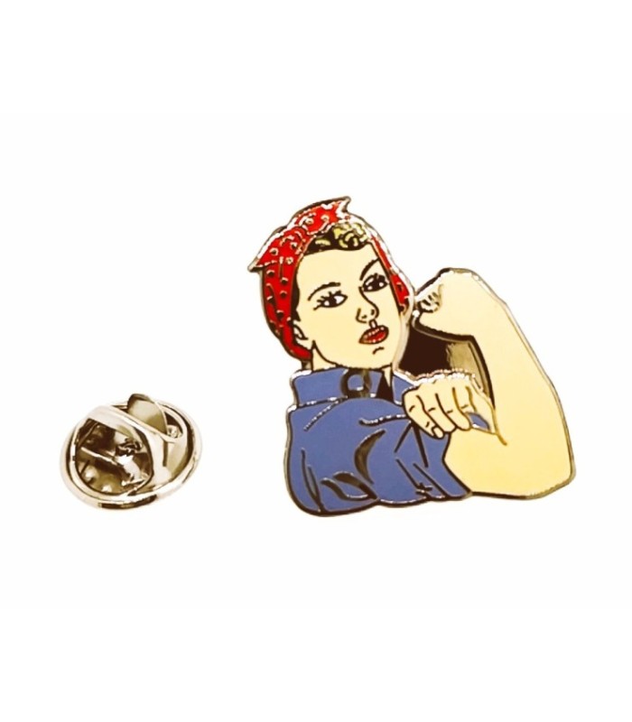 Pin de Solapa Mujer We Can Do It! 25x21mm