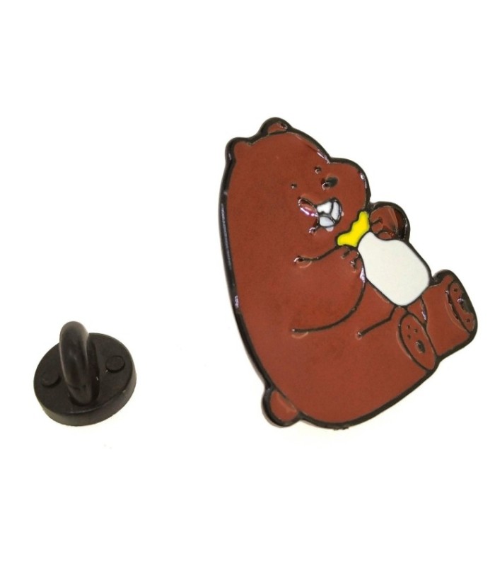 Pin de solapa Osito Marrón 30x27mm
