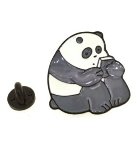 Pin de solapa Osito Panda 30x30mm