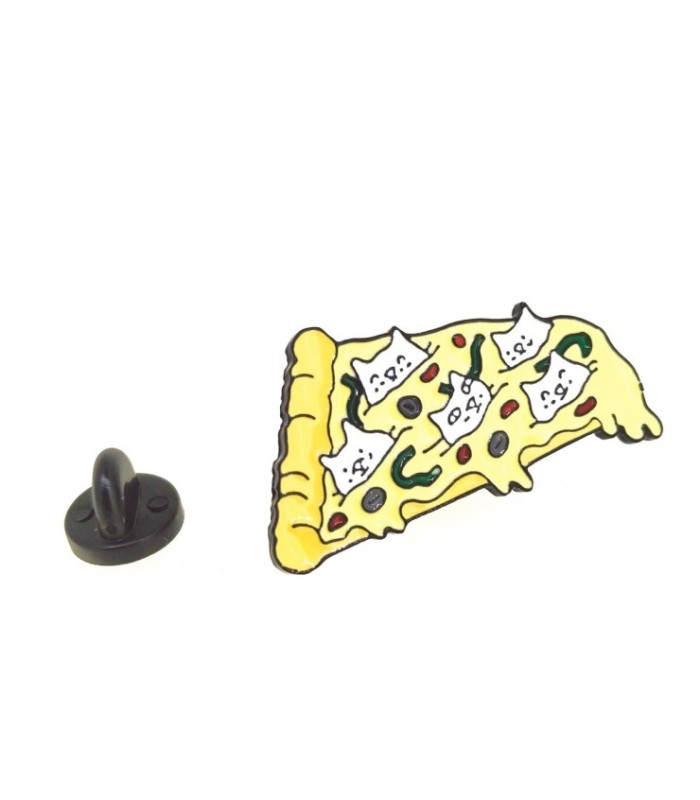 Pin de solapa Pizzacat 39x21mm