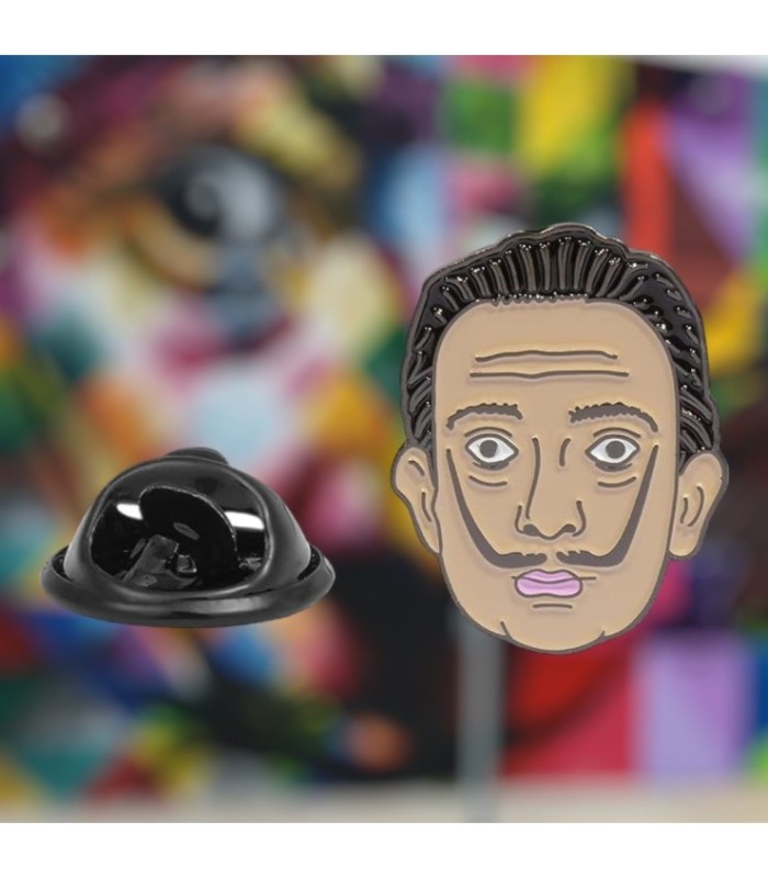 Pin de Solapa Salvador Dalí Esmaltado 30x23mm