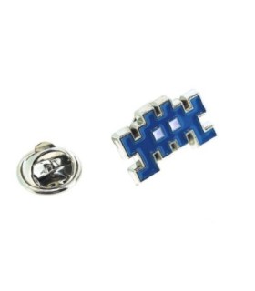 Pin de Solapa Space Invaders 8 bits Blue