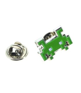 Pin de Solapa Space Invaders 8 bits Dark Green