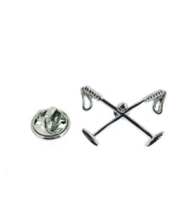 Pin de Solapa Tacos de Polo Cruzados