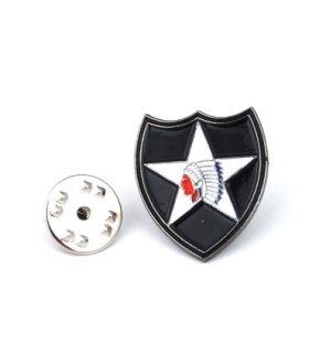 Pin de Traje Segunda Division de Infanteria USA 2nd Infantry Division US Lapel Pin