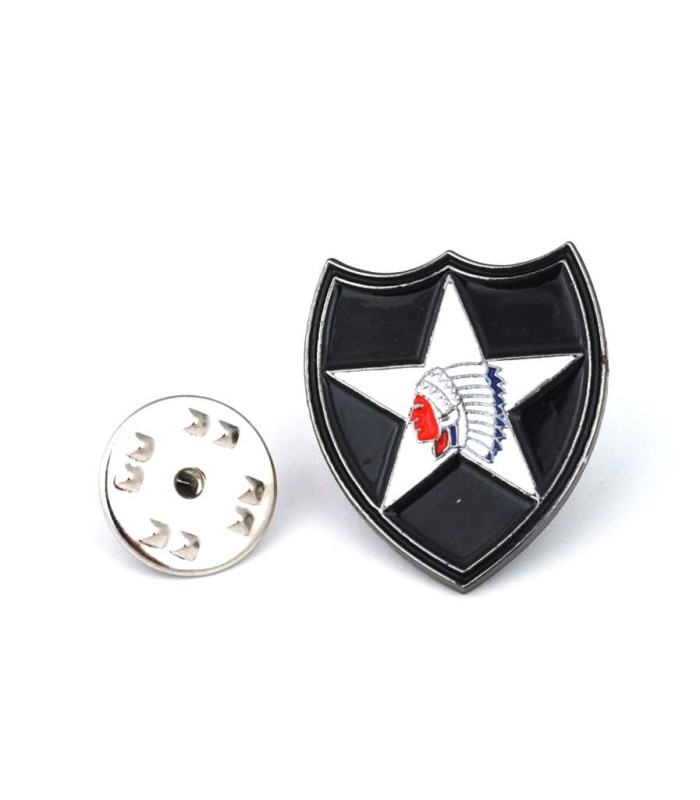 Pin de Traje Segunda Division de Infanteria USA 2nd Infantry Division US Lapel Pin