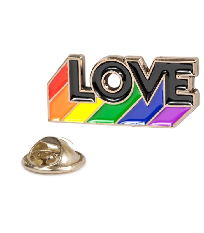 Pin Love bandera LGTB- 30x13mm - Orgullo gay